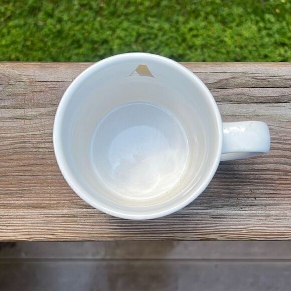 Target Stoneware Monogram ‘A’ Coffee Mug Personalized Initial Mug - Picture 6 of 7